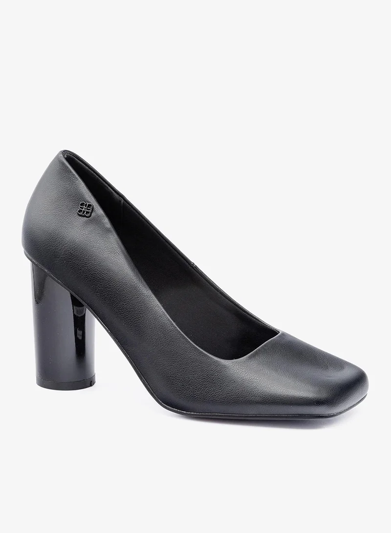 باتا حذاء رسمي بكعب عريض