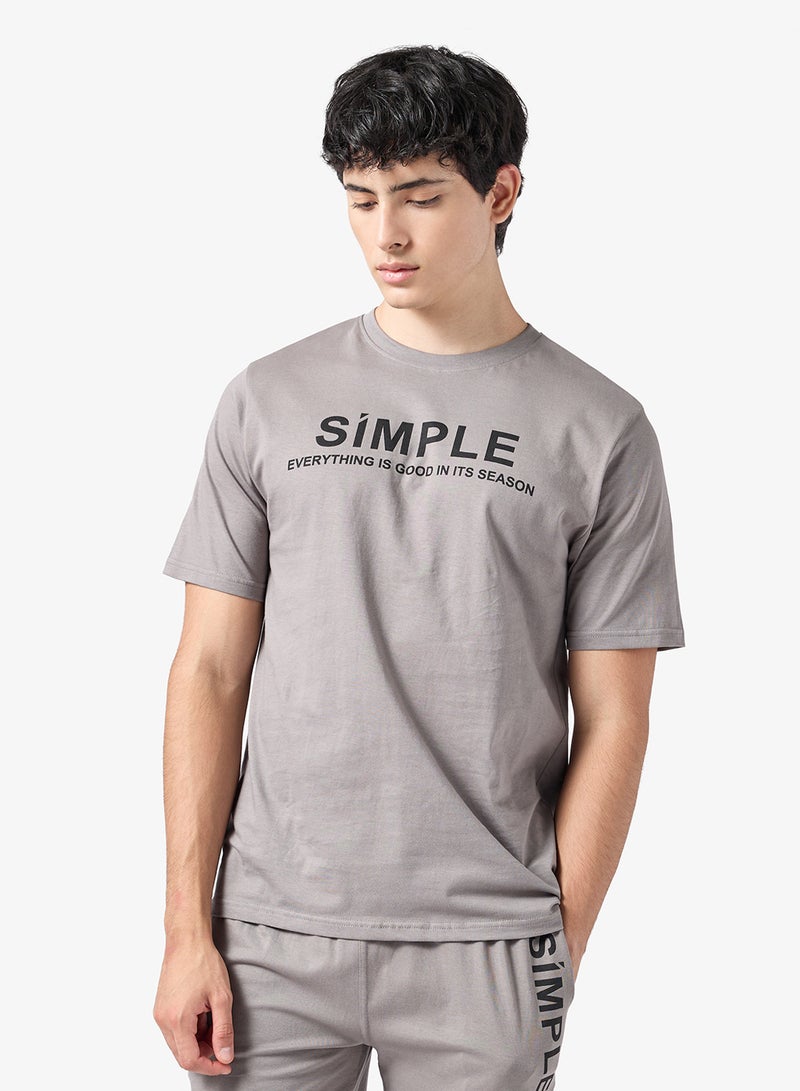 سفنتي فايف طقم بيجامة تي شيرت وشورت - Image 4