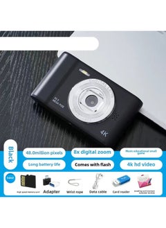Campus Retro Student Party Camera HD Digital Camera Entry-level Card Machine Portable Photo Wholesale-Body Color:Ultimate Version  16g★Hd Dual Camera 5000w★Comes With Flash
