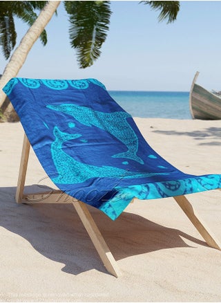 Blue dolphin design