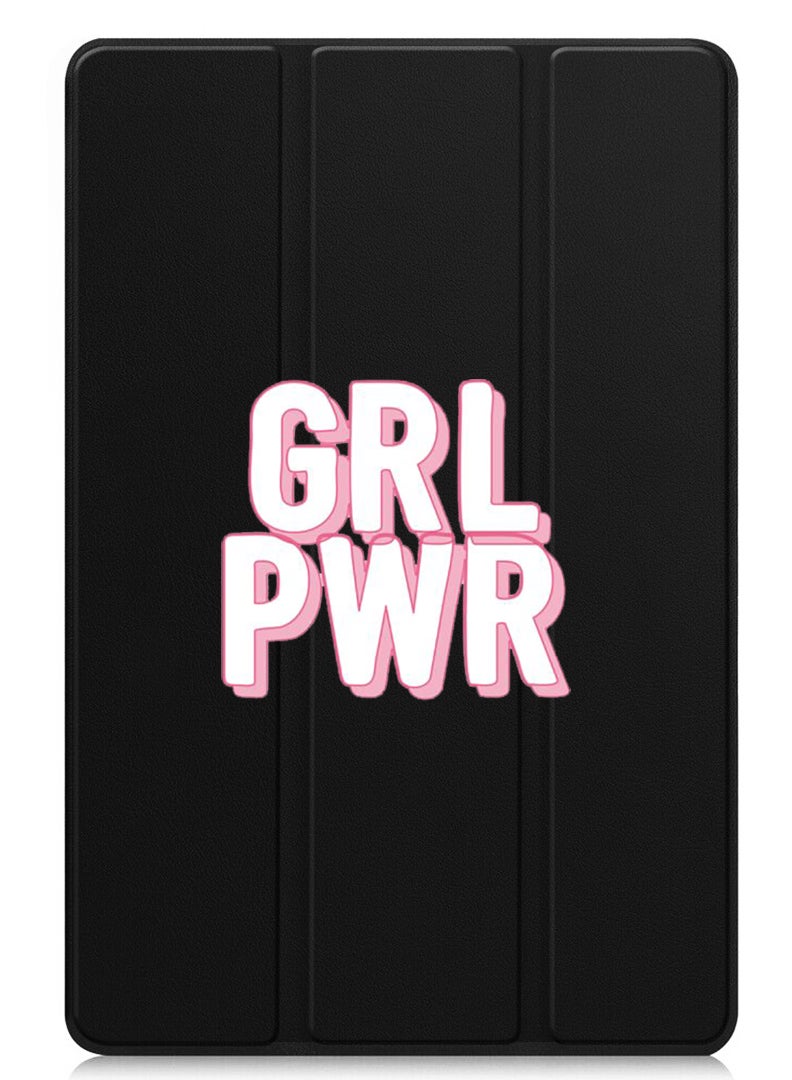 Theodor Protective Flip Case For Apple iPad Pro 11 (2024) With Trifold Stand Auto Wake Sleep Shockproof Cover Girl power 2 - Image 1