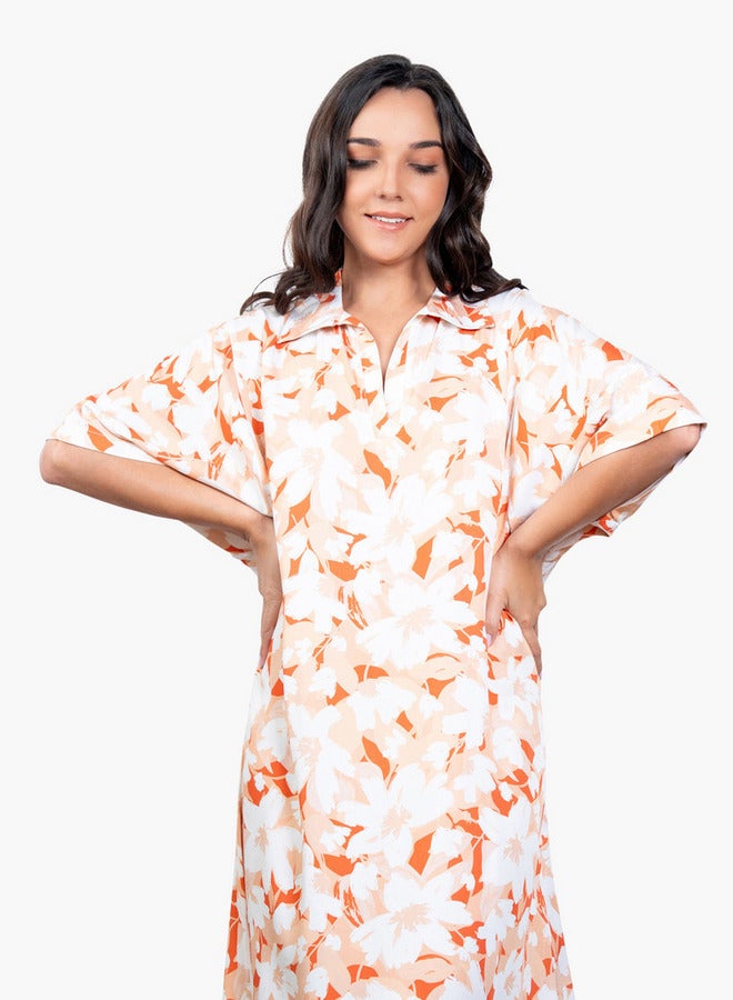 Aadaraya All-Over Floral Print Sleepshirt - Image 3
