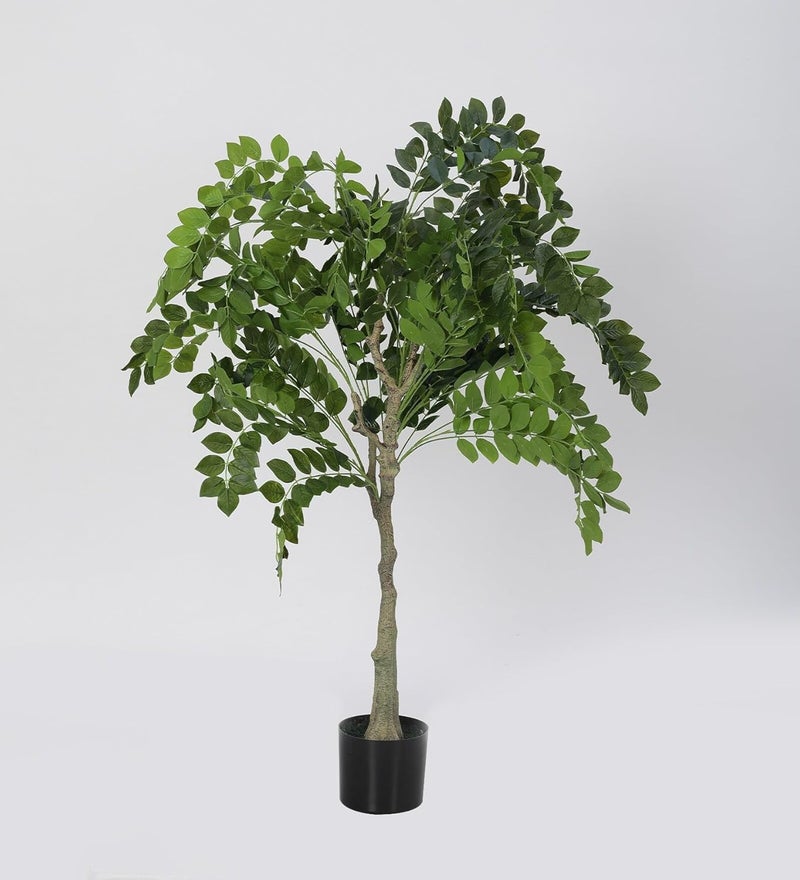 Home Bloom 4 Feet Artificial Trees for Home Decor Modern Style Artificial Tree Plants Boxwood LargeScale Greenery Plants Living Room Floor Furnishings Indoor with Pot 120 cm Tall