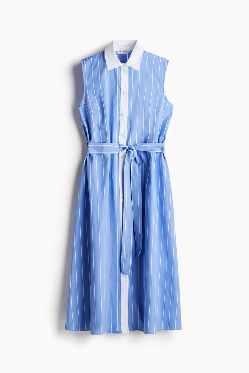 H&M Tie-belt shirt dress