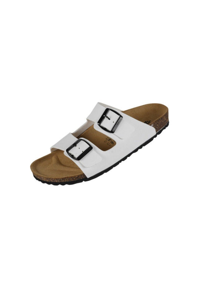 BiOCHIC - Biochic Mens Double Strap Sandals 012-377 1800PR-White - Image 1