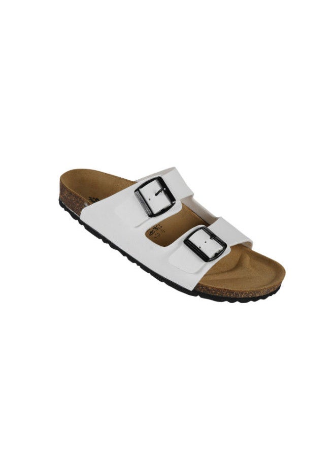 BiOCHIC - Biochic Mens Double Strap Sandals 012-377 1800PR-White - Image 1