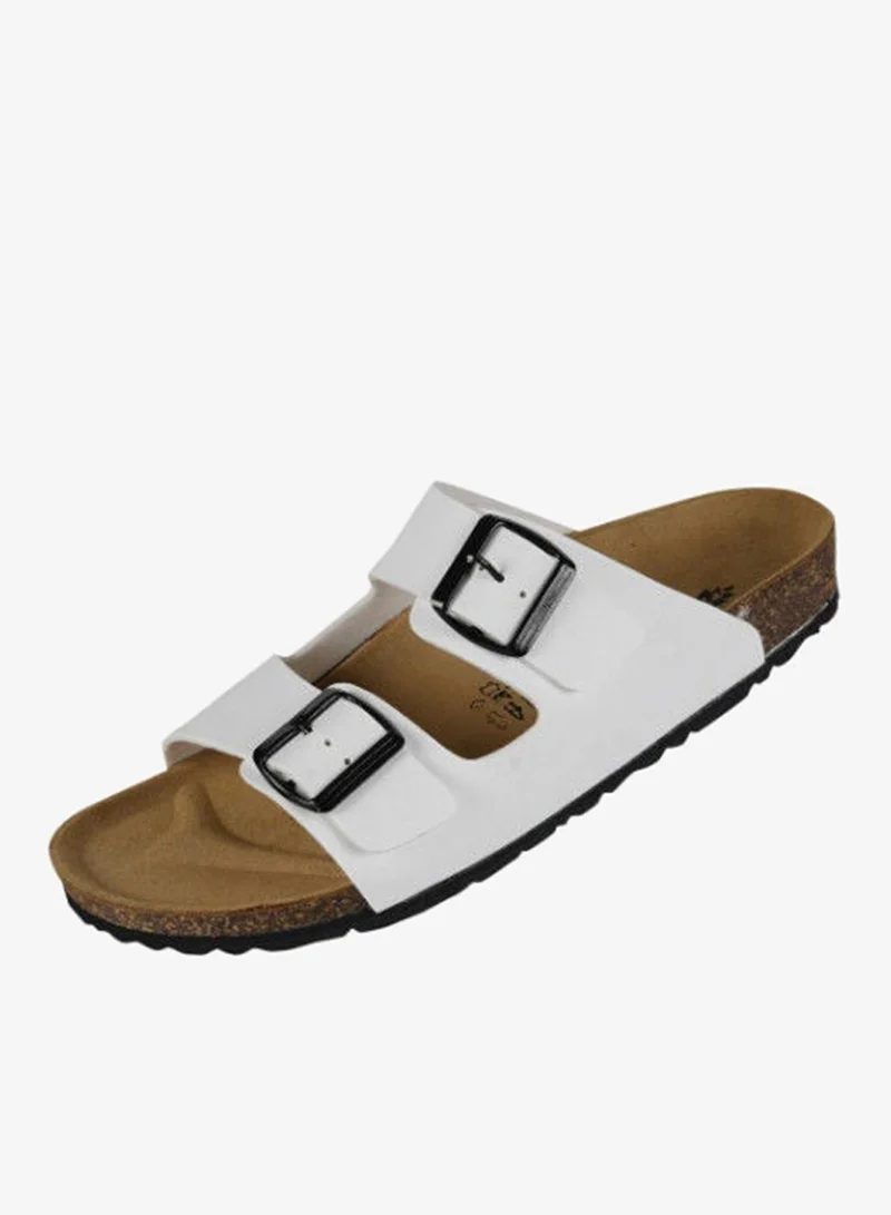 Biochic White Biochic Mens Double Strap Sandals 012-377 1800PR-White for Men | Best Price UAE