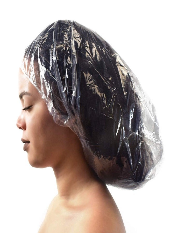 Colortrak Disposable Shower Conditioning Processing Caps, Large for Voluminous Hair, Protects Long Hair Styles, Curls and Natural Hair, Helps Preserve Blowouts, XXL, 10 Disposable Caps Per Pack - Image 2