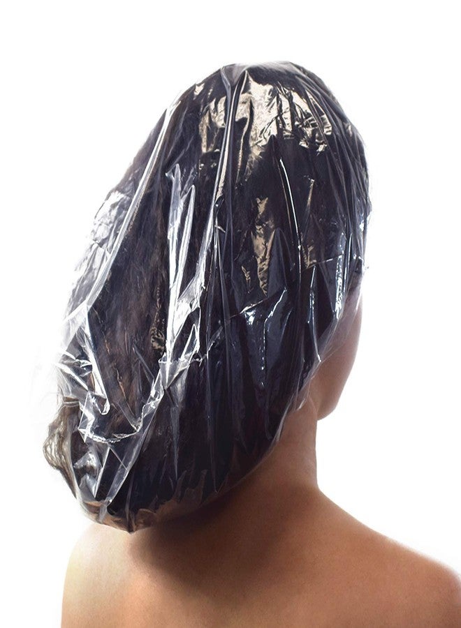 Colortrak Disposable Shower Conditioning Processing Caps, Large for Voluminous Hair, Protects Long Hair Styles, Curls and Natural Hair, Helps Preserve Blowouts, XXL, 10 Disposable Caps Per Pack - Image 3