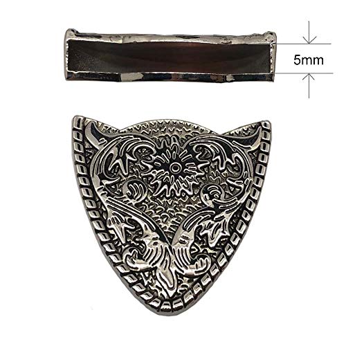 ToSSme Western Cowboy Buckle 38MM Antique Silver Belt Buckle Set 1.1/2" Wide Men's Buckle - Image 5
