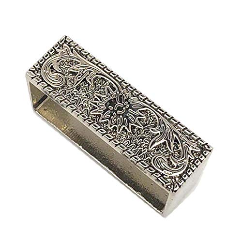 ToSSme Western Cowboy Buckle 38MM Antique Silver Belt Buckle Set 1.1/2" Wide Men's Buckle - Image 4