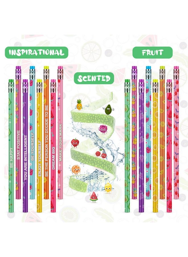 48 Pcs Scented Pencils For Kids Inspirational Hb Pencils With Erasers Cylinder Colorful Fun Wood Pencils Motivational Graphite Pencils With Fruit Elements For School Office Classroom Students - pzsku/Z23D9A99492FCAFC118A2Z/45/_/1735214604/58f2b595-9d02-4080-8550-11c39b0c2936