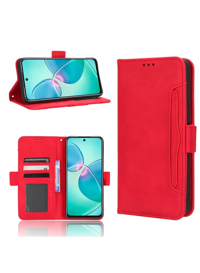 S-TOP Case For Infinix Note 12i Skin Feel Calf Texture Card Slots Leather Phone Case - Image 1