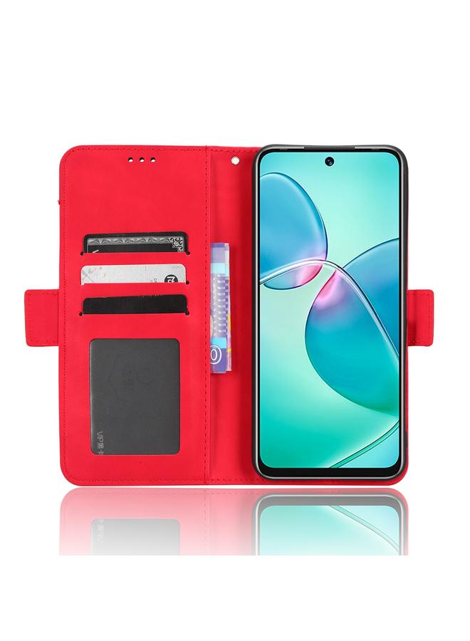 S-TOP Case For Infinix Note 12i Skin Feel Calf Texture Card Slots Leather Phone Case - Image 3