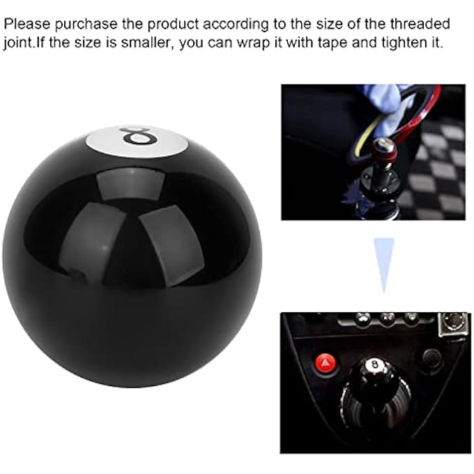 ريحني مقبض ناقل الحركة Universal للسيارات اليدوية ذراع ناقل الحركة الأكريليكي مع محولات وقبضة مريحة لجميع السيارات - Image 5