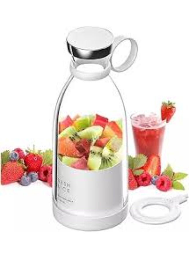 Portable Handheld Blender with USB Charging, Mini Electric Juicer for Fresh Drinks and Smoothies, Multi-Color - Image 1
