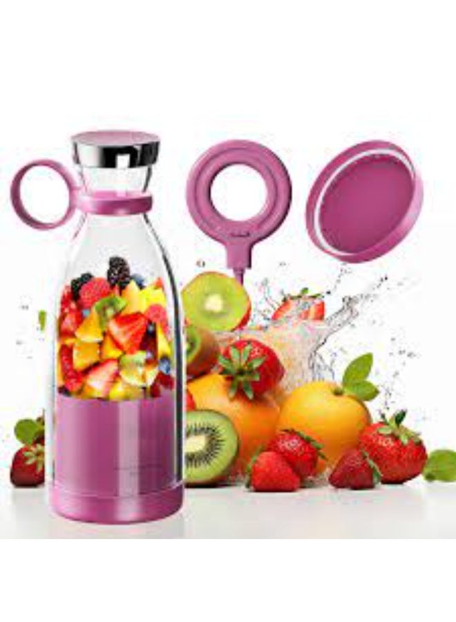 Portable Handheld Blender with USB Charging, Mini Electric Juicer for Fresh Drinks and Smoothies, Multi-Color - Image 4