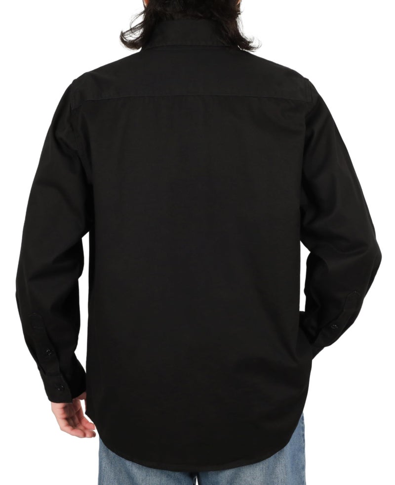 Titicaca FR Shirt Flame Resistant Work Shirt Men's Cotton 7.5oz Black Welder Shirt - Image 3
