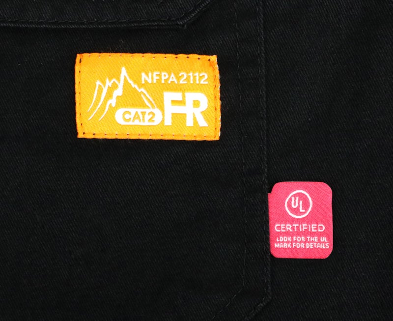 Titicaca FR Shirt Flame Resistant Work Shirt Men's Cotton 7.5oz Black Welder Shirt - Image 5