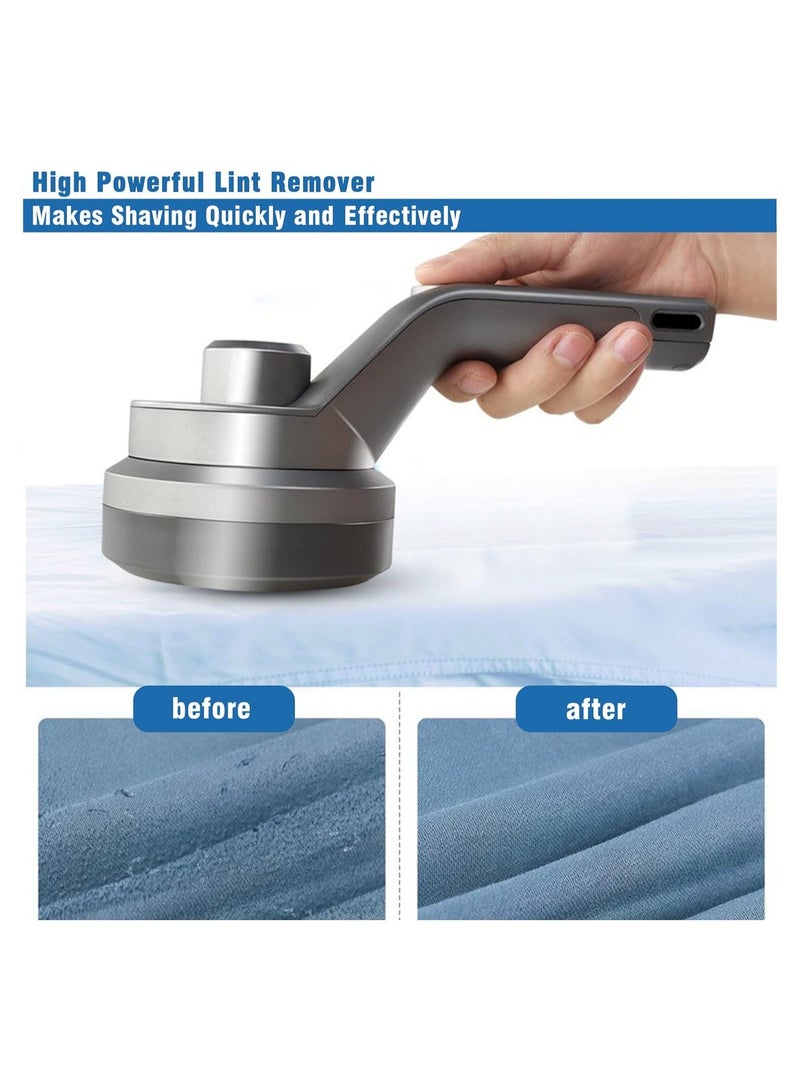 Y&D Fabric Shaver Defuzzer, Rechargeable Lint Remover, Portable Fuzz Remover Effectively Remove and Hair Ball for Furniture Couch Carpet Curtain Clothes, Pills Pilling Trimmer  - Image 2