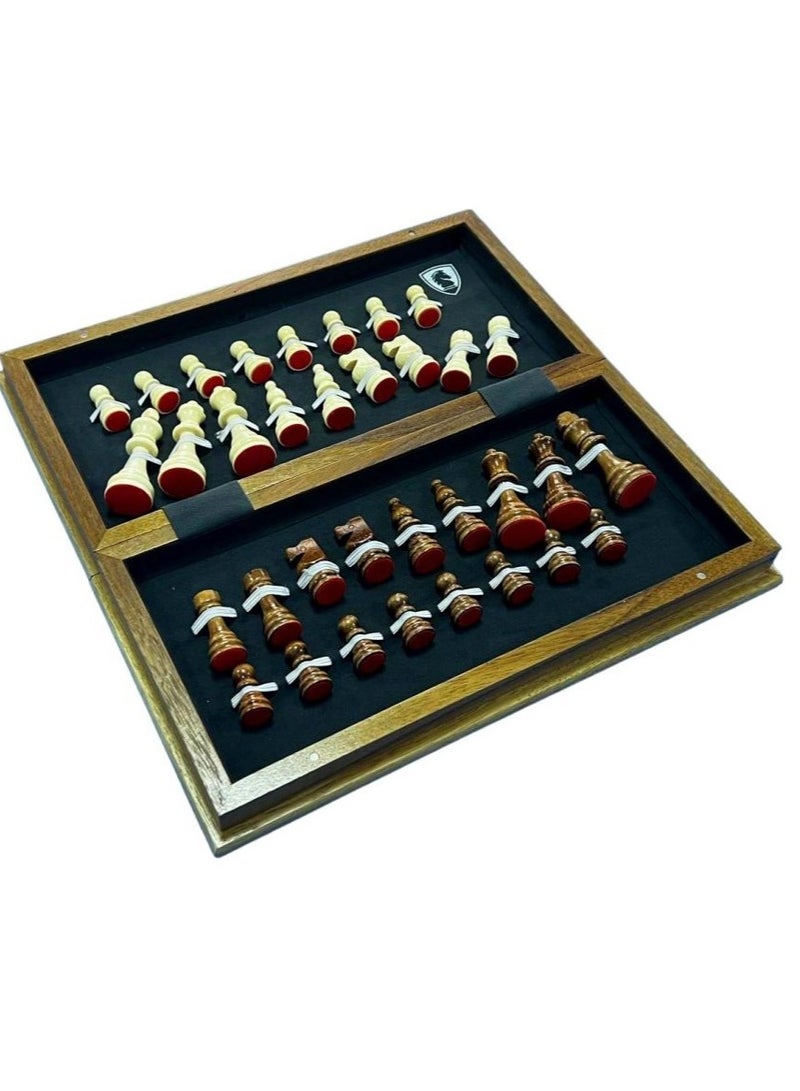 Wooden Chess Game Set 44.5*22.2*8 Cm 8915 / Walnut+Mdf - Image 1