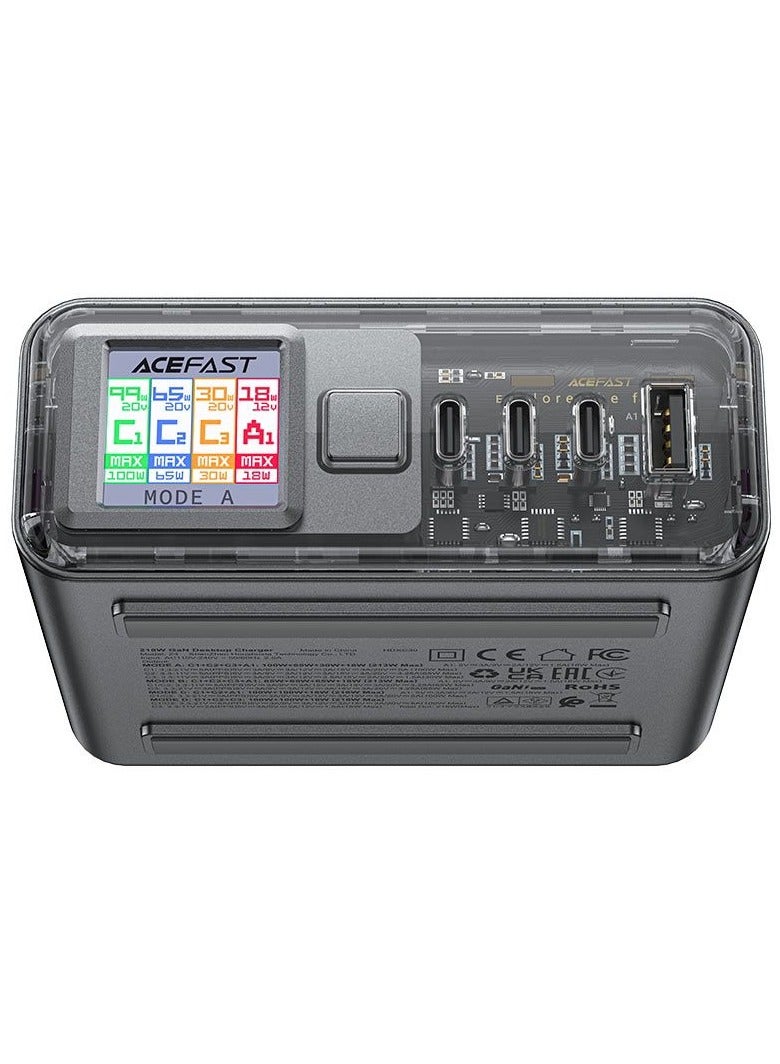 ACEFAST Desktop Power Station Z4 PD218W GaN (3xUSB-C+1xUSB-A) UK - Image 2
