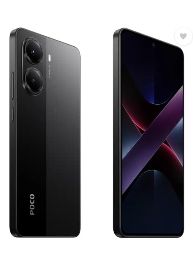 poco x7 per smartphone 12 + 256 GB black 50 mp main camera with ois 6000 mah (type) battery with 90 w hypercharge ip68 ai functions Black - Image 4