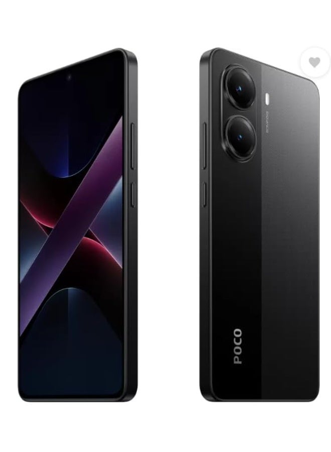 poco x7 per smartphone 12 + 256 GB black 50 mp main camera with ois 6000 mah (type) battery with 90 w hypercharge ip68 ai functions Black - Image 5
