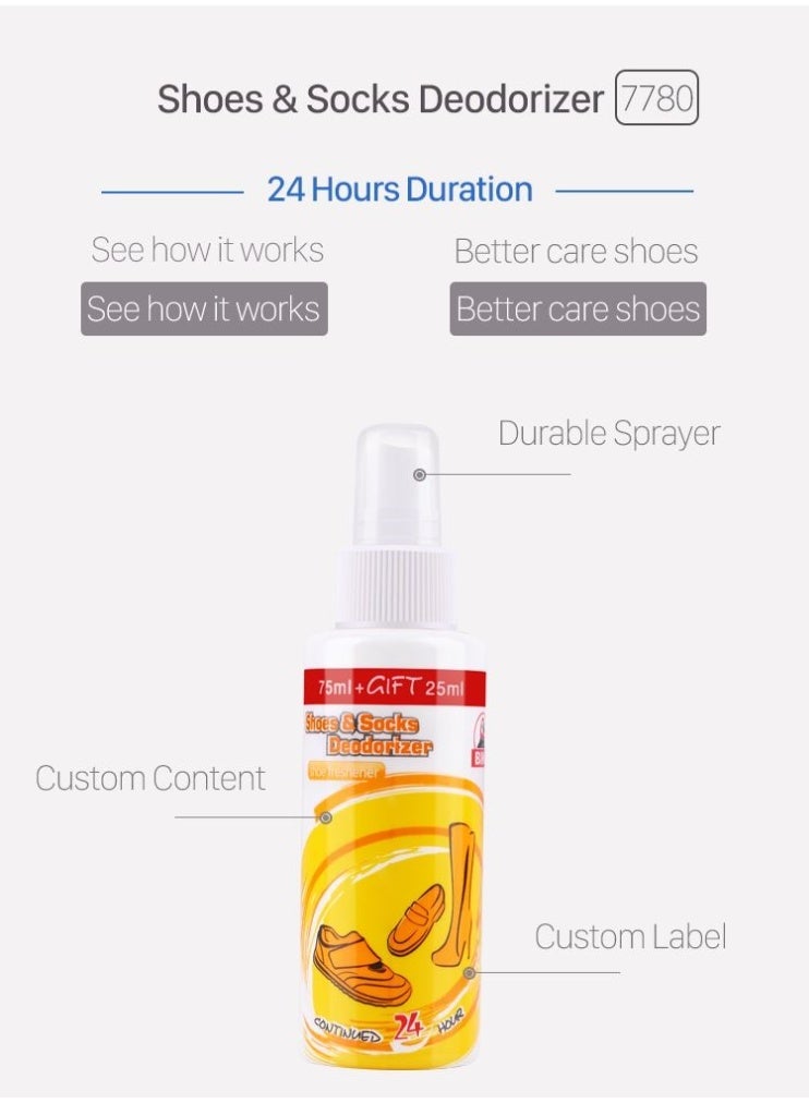 بيكي معطر أحذية وجوارب معطر أحذية يدوم 24 ساعة 100 مل - Image 3