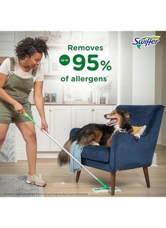 Swiffer Sweeper 2 In 1 Mops For Floor Cleaning Dry And Wet Multi Surface Floor Cleaner Sweeping And Mopping Starter Kit Includes 1 Mop + 19 Refills 20 Piece Set  - Image 3
