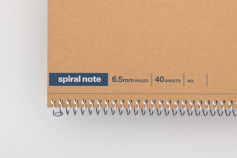 Maruman SPIRAL NOTE BASIC 6.26 x 8.31 inches (A5), 5mm dot grid, 80 Sheets (N007ES),White - Image 4