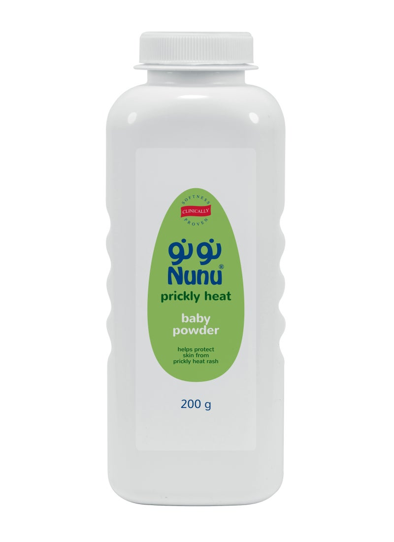 Nunu Prickly Heat Baby Powder 200g