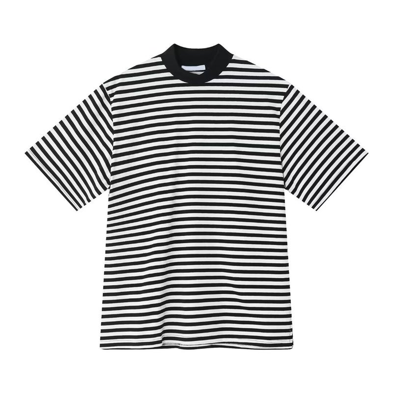 New Short-Sleeved T-Shirt Men'S Summer Korean-Style Trendy Simple Half-Sleeved Top Hong Kong-Style Loose Casual Trendy Brand T-Shirt - Image 1