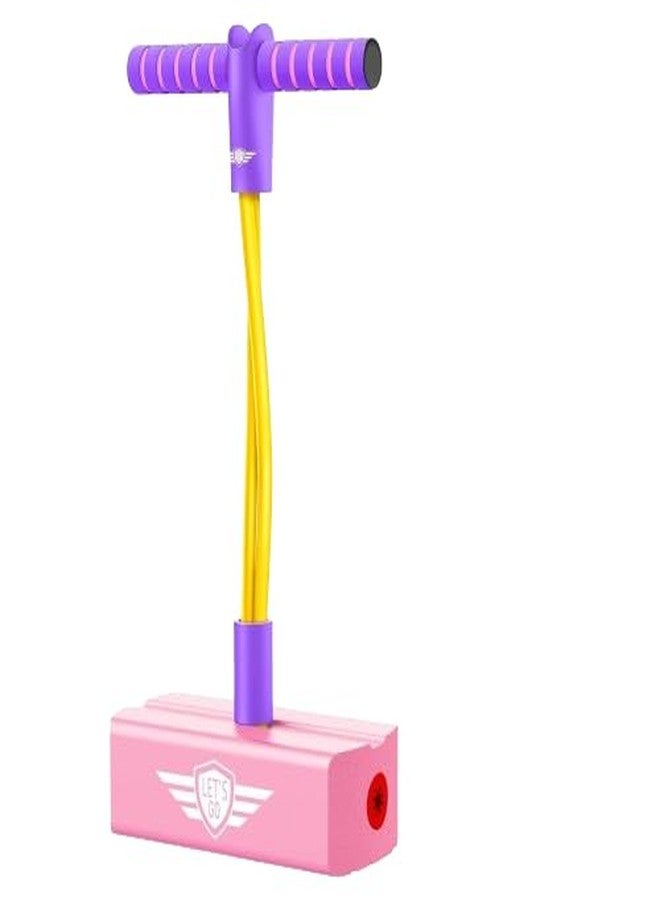 Urshigar Kids Pogo Jumper - Safe & Fun Foam Bungee Pogo Stick for Toddlers & Children | Squeaky Sound, Improves Balance & Coordination Holds up to 250 lbs (Multicolor) - Image 1