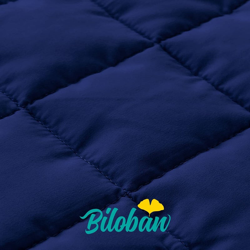 Biloban Toddler Nap Mat with Pillow and Blanket, Portable Nap Mats for Preschool Kindergarten Daycare Roll up Sleeping Bag for Kids Quilted Nap Mat, Super Soft & Cozy, Navy Cloud, 50" x 21" - Image 4