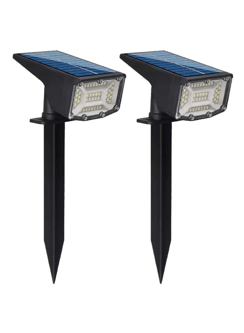 Generic Garden Solar Light Outdoor Spotlight LED Waterproof Lights Pack Of 2  - Image 1