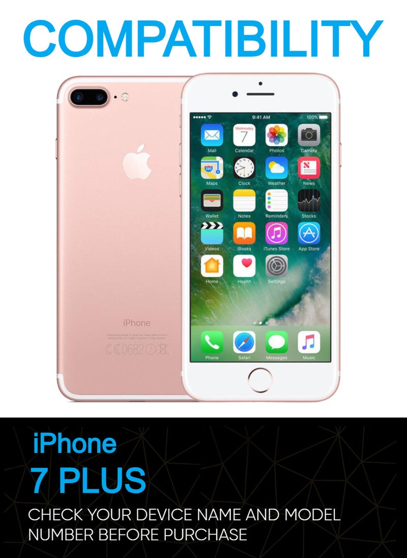 ESD 2 Pieces Tempered Dustproof Privacy Glass Screen Protector Compatible For iPhone 7 Plus - Image 2