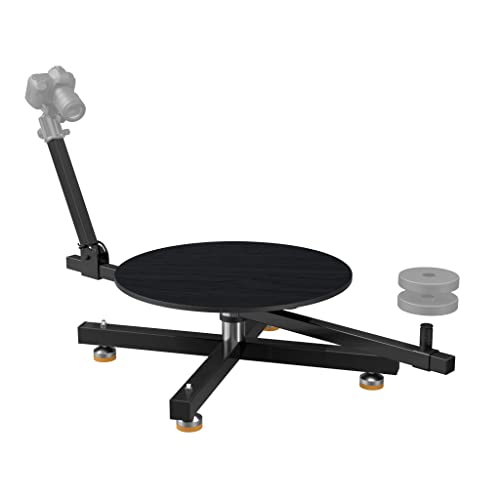 RAUBAY 360 Degree Spinner(Standard Version) Professional Photography Turntable, Rotating Camera Slider, Spinning Photo Video Booth, Spin Platform for Product Photography, Commercial Video, Bullet-time - Image 1