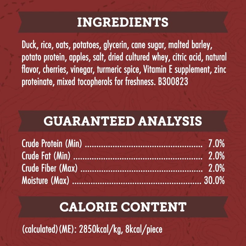 Zuke's Zukeâ€™s Lilâ€™ Links Dog Treats for Dogs, Snacking Sausage Treats for Dogs, Made with Real Duck & Apple, 6 oz. Resealable Pouch - 6 oz. Bag - Image 5