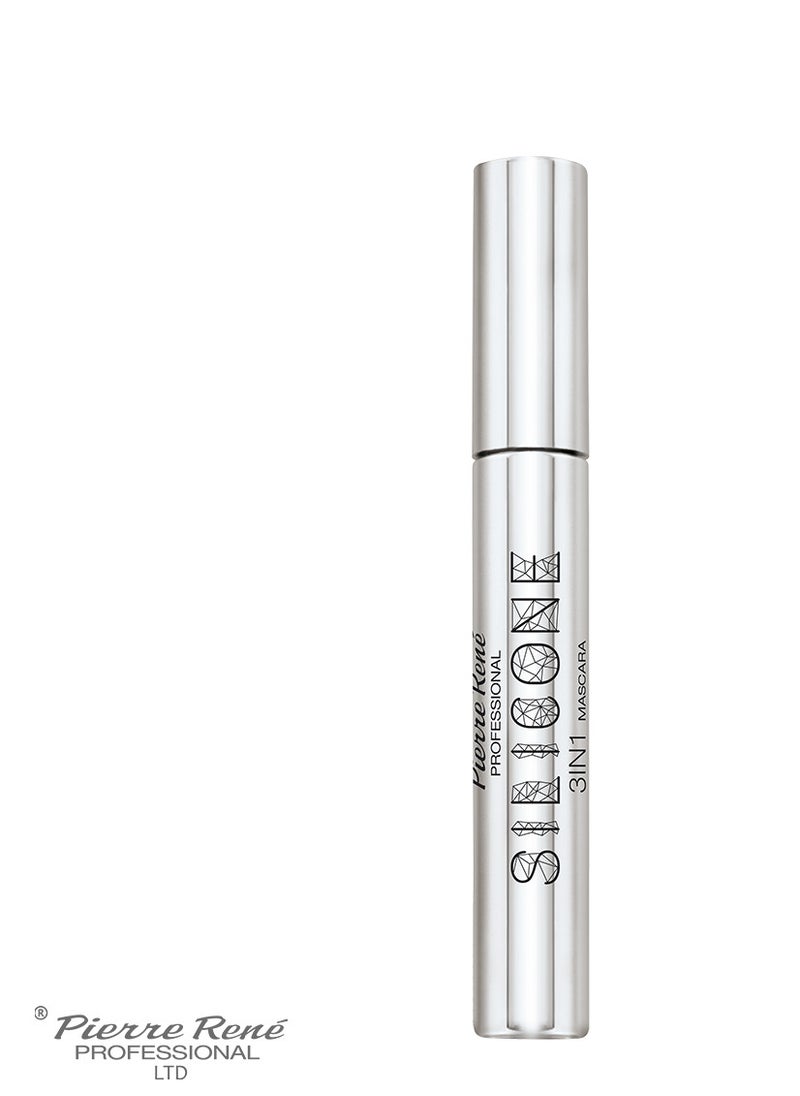 Pierre Rene Professional - Professional volume silicone mascara with long plastic brush designed for external use to nourish eyelashes - Image 1
