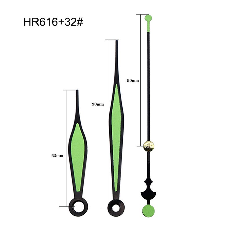 14 Styles Metal Clock Hands DIY Movement Repair 616+32 luminous 