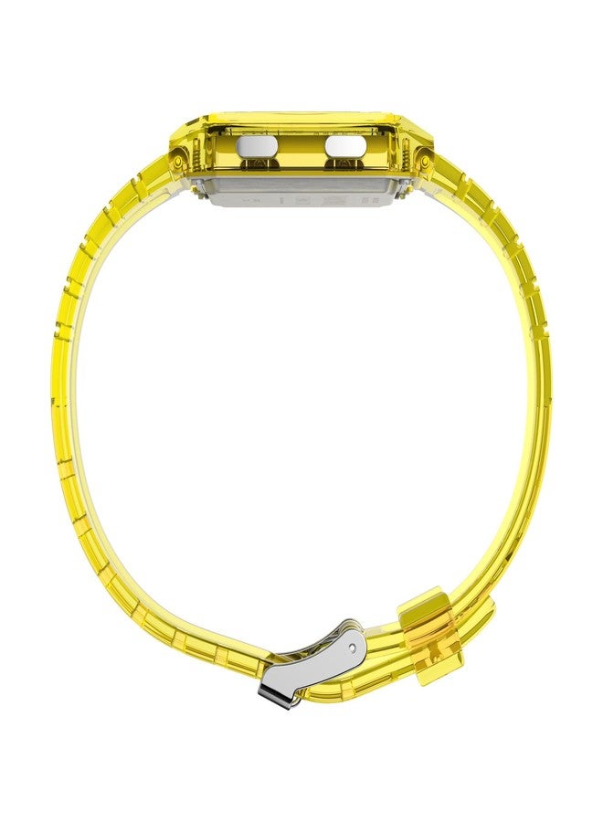 Timex Men's Q LCA x Fortnite 35mm Watch - Yellow Strap Digital Dial Yellow Case - Image 2