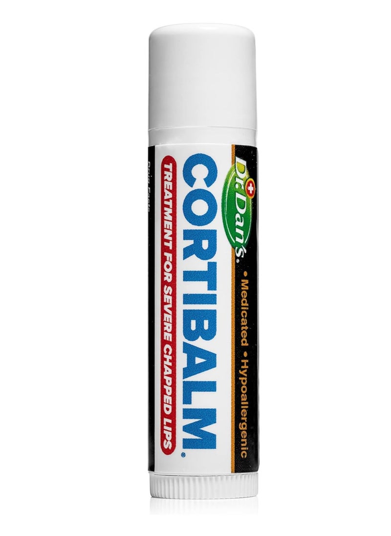 Dr. Dans - Dr. Dan's Cortibalm - 1 Pack - for Dry Cracked Lips - Healing Lip Balm for Severely Chapped Lips - Designed for Men, Women and Children - Image 1
