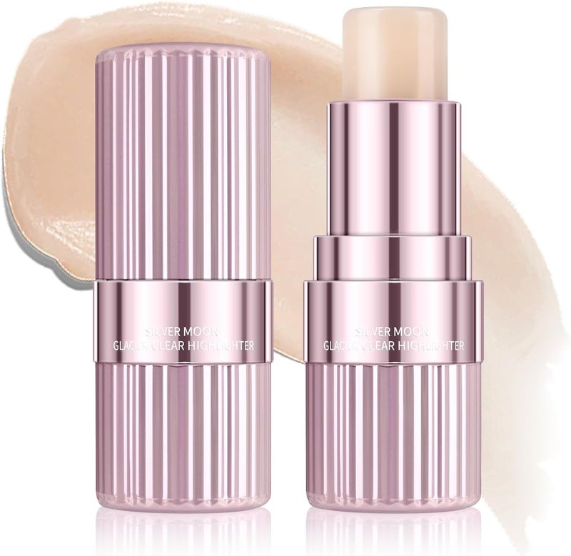 KYDA Glow Highlighter Stick Water Glow Highlighter Stick Makeup Balm for Face and Body Watery Radiant Finish Natural Glow Luminous Makeup Sticks Creamy Blendable