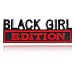 GeeGeeTop Universal Black Girl Edition Emblem Sticker Replacement Car Truck SUV Compatible with Ford F150 Jeep Dodger Chevrolet Badge Tailgate Badge Front Grille Hood Trunk BlackRed - Image 2