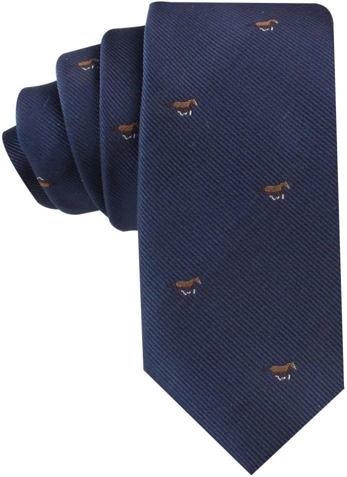 AUSCUFFLINKS Animal Ties | Woven Skinny Neckties | Groomsmen Wedding Ties | Work Ties for Him - Image 1