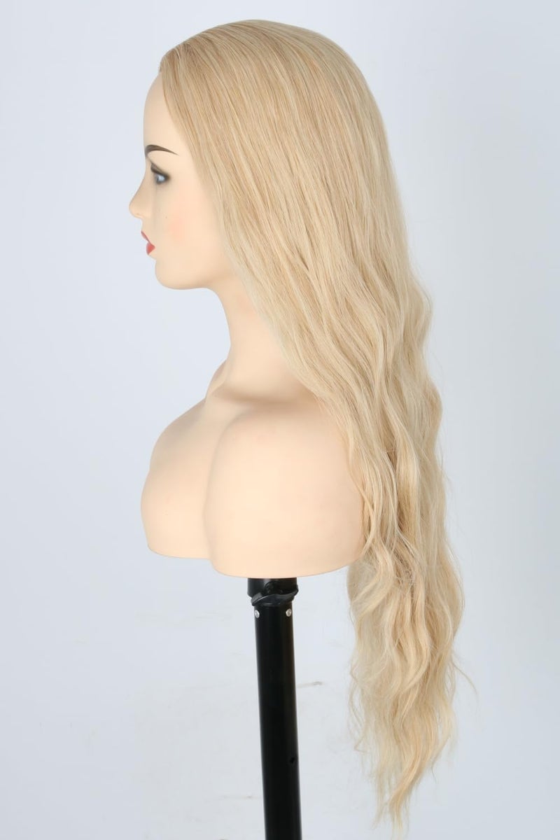 LeMarnia Blonde Wigs for Women Fluffy Long Wavy Sarah Wigs Heat Resistant Synthetic Wig for Daily Party - Image 5