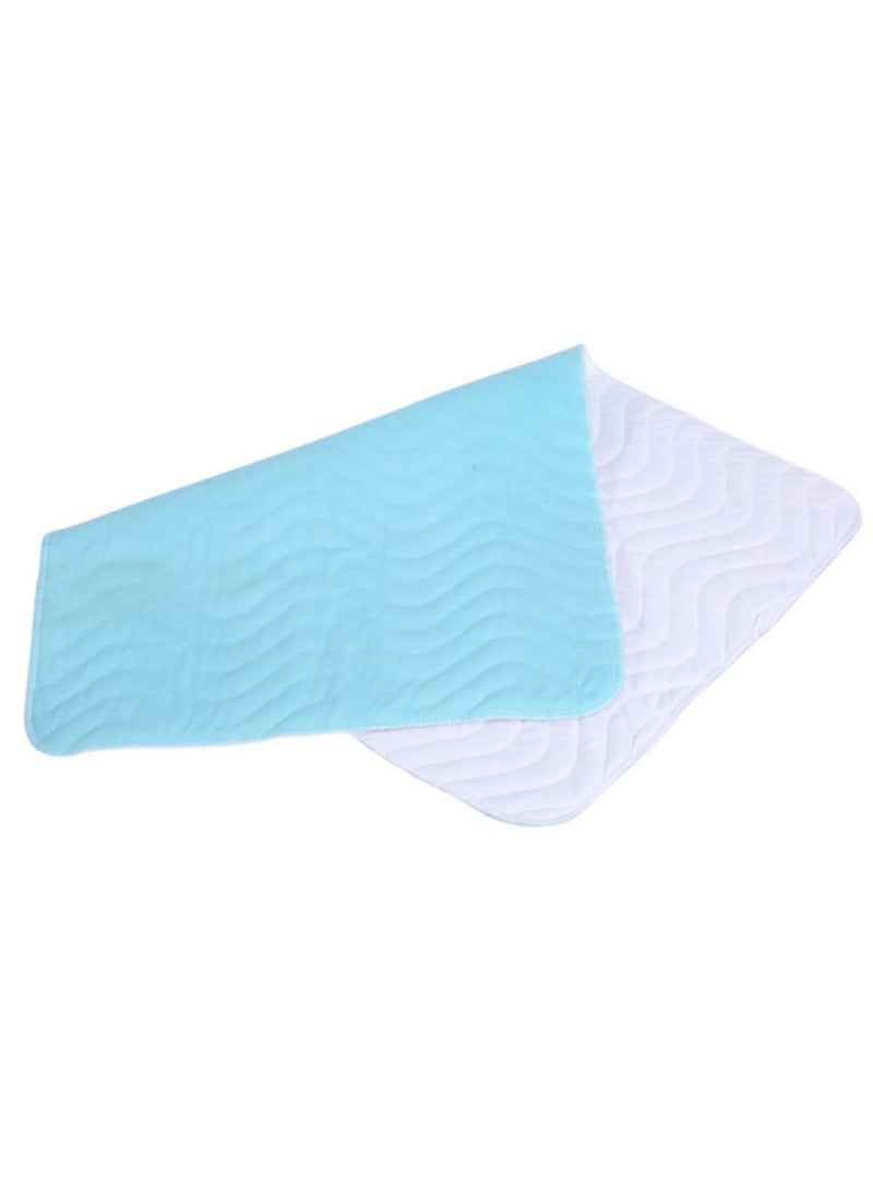 1PC سادة حفاضات أطفال مقاومة للماء - ملاءة تغيير بسيطة ومريحة للأطفال الرضع - واقي فراش ناعم ومريح - قابل للغسل وإعادة الاستخدام - مقاوم للتسرب - أساسي لحضانة الأطفال مقاس ٧٠ × ٩٠ سم - Image 1