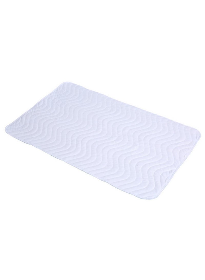 1PC سادة حفاضات أطفال مقاومة للماء - ملاءة تغيير بسيطة ومريحة للأطفال الرضع - واقي فراش ناعم ومريح - قابل للغسل وإعادة الاستخدام - مقاوم للتسرب - أساسي لحضانة الأطفال مقاس ٧٠ × ٩٠ سم - Image 3