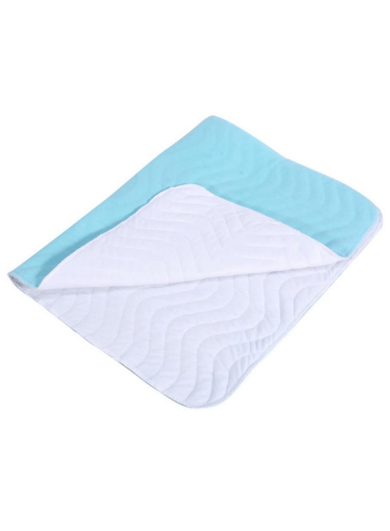 1PC سادة حفاضات أطفال مقاومة للماء - ملاءة تغيير بسيطة ومريحة للأطفال الرضع - واقي فراش ناعم ومريح - قابل للغسل وإعادة الاستخدام - مقاوم للتسرب - أساسي لحضانة الأطفال مقاس ٧٠ × ٩٠ سم - Image 5